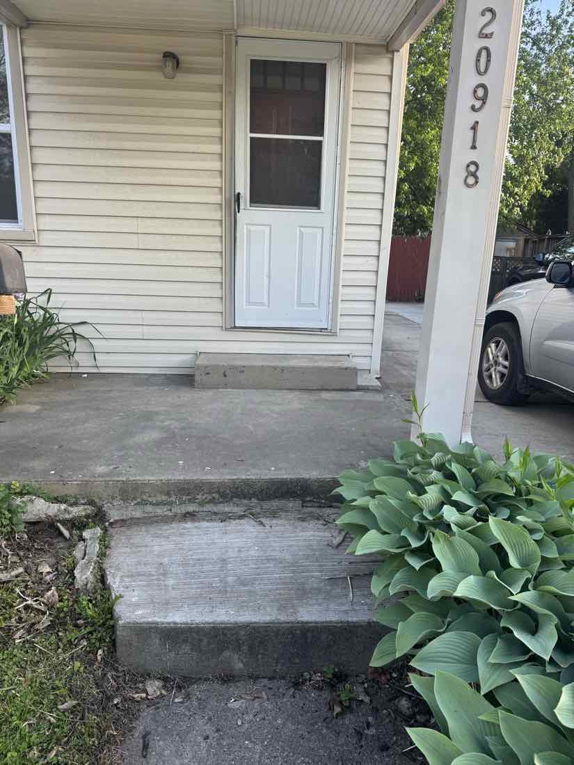 front porch need stairs